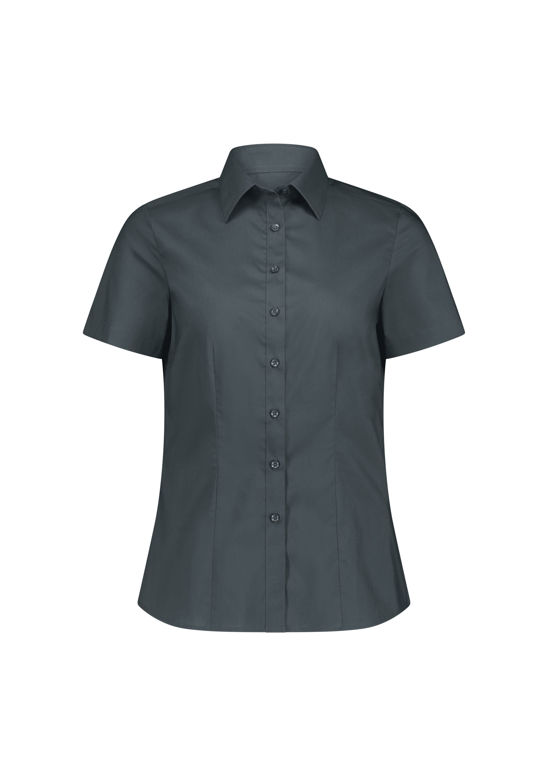 Biz Collection Women’s Fitzroy Short Sleeve Shirt S635W Slate / 6